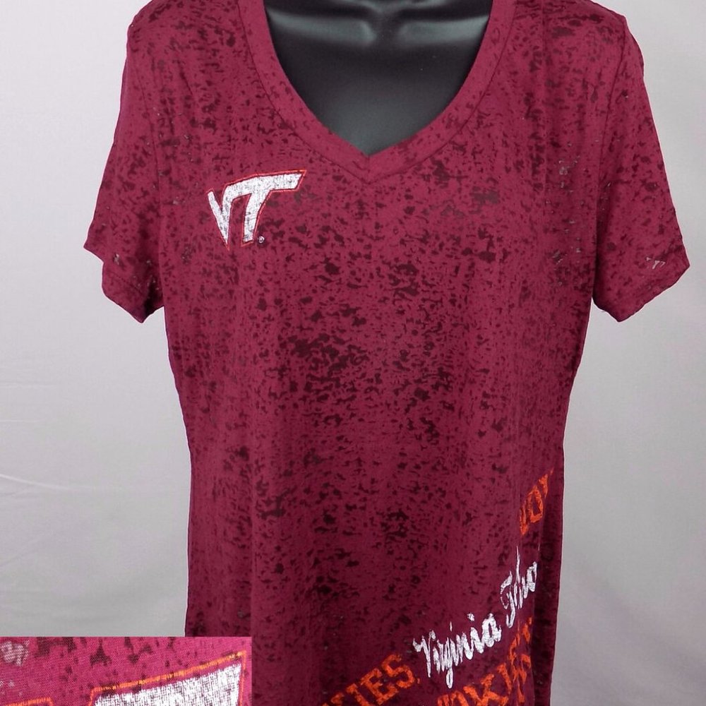 Virginia Tech Hokies Shirt Ladies Medium (8 - 10)